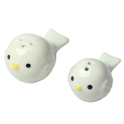 2 pcs Pair of Ceramic Magpie Style Caster Creative Condiment Bottles