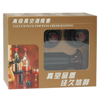 Vacuum Sealed Wine Bottle Freshen Stopper Plug