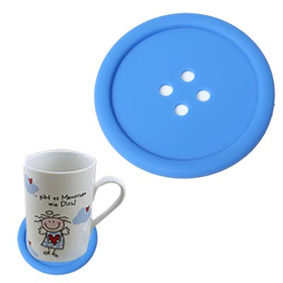 Personality Anti-skid Buttons Coasters