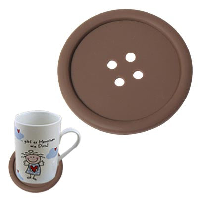 Personality Anti-skid Buttons Coasters