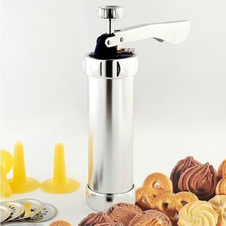Biscotti Biscuit Maker with 20 Moulds(Grey)