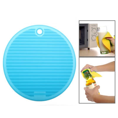 Round Shape Multifunction Anti-slip & Heat-insulated Mat(Baby Blue)