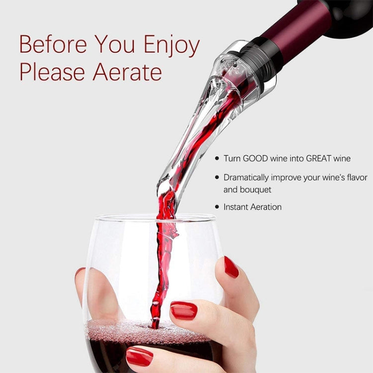 Fashion Olecranon Wine Pourer/Rapid Decanter(Transparent)
