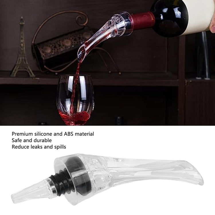 Fashion Olecranon Wine Pourer/Rapid Decanter(Transparent)