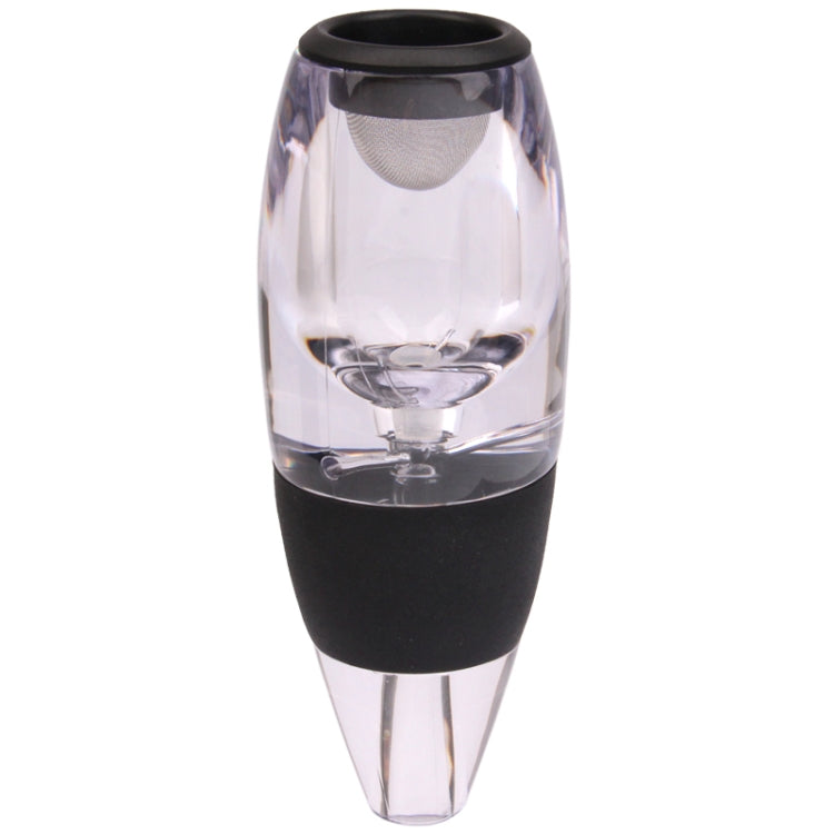 Magic Decanter Essential Aerator Sediment Filter with LED Induction for Red Wine(Transparent)