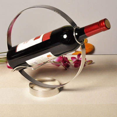 Stainless Steel Red Wine Rack,Size:27x25x9cm