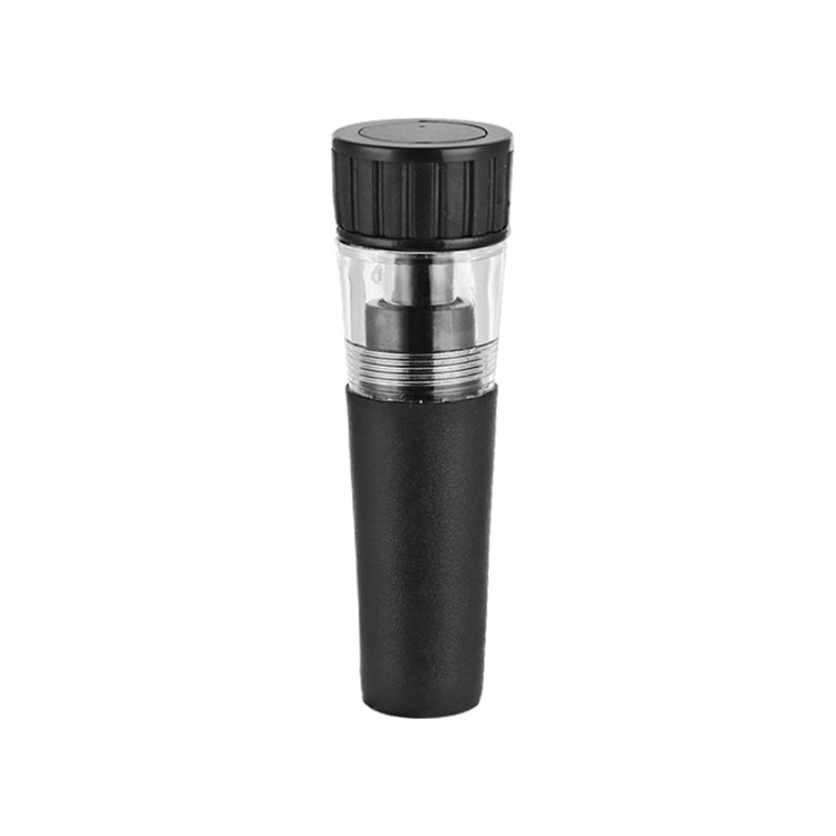 Reusable Vacuum Stopple Bottle Stopper Cork Plug for Wine Liquor(Black)