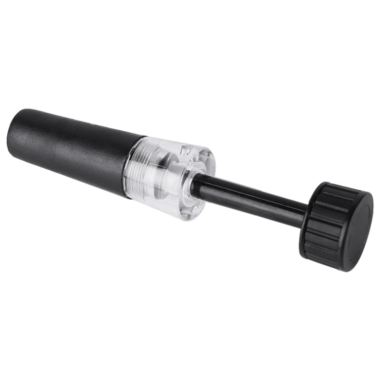 Reusable Vacuum Stopple Bottle Stopper Cork Plug for Wine Liquor(Black)