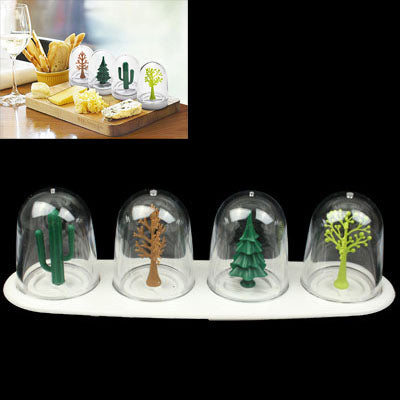 4 pcs Fun Fashion Plant Shaped Bottle