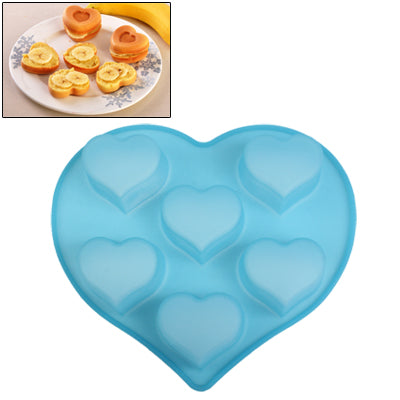 Heart Style Silica Gel Fondant Cake Mold