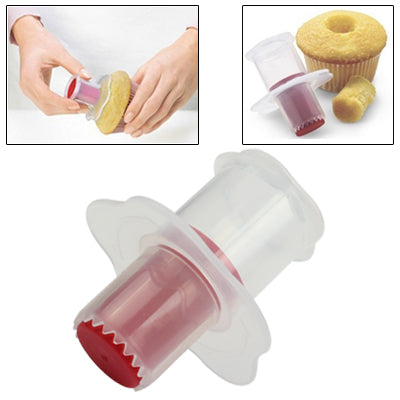 Plastic Cake Hole Maker Cake Cream Decoration Maker(White)