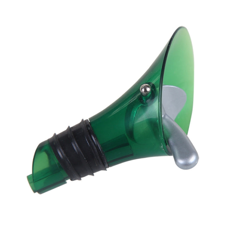 Wine Aerator Pourer Duckbill Stopper Champagne Cork Stopper Bar Tool(Green)