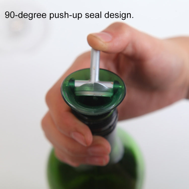 Wine Aerator Pourer Duckbill Stopper Champagne Cork Stopper Bar Tool(Green)