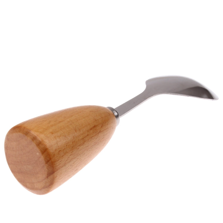 Smiley Wooden Handle Stainless Steel Spoon, Length: 14.3cm