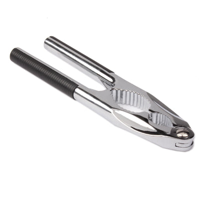 Nut Cracker Sheller Pincher Almond Pecan Hazelnut Walnut Pliers Metal Opener Tool(Silver)