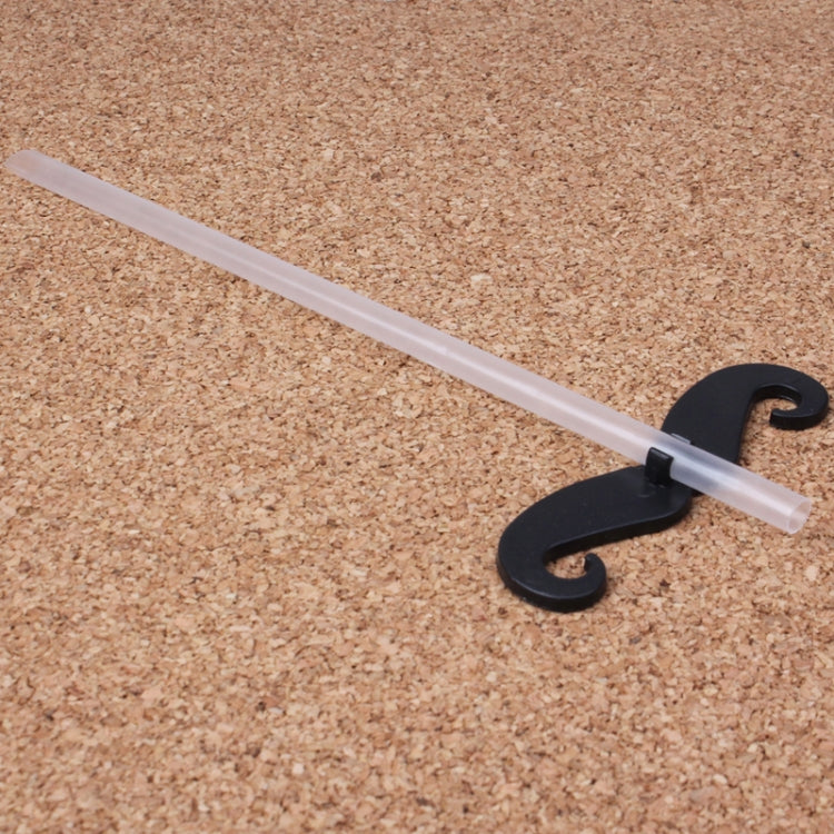 4 PCS Funny Sell Meng Arab Beard Plastic Straws