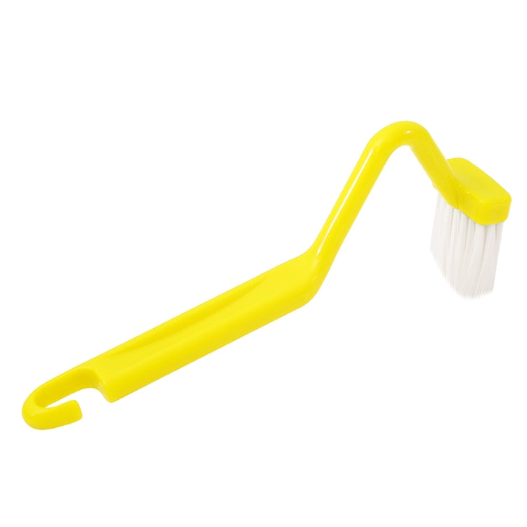 S-shaped Toilet Brush Curved Handle Cleaning Brush Sanitary Cleaning Brush (Random Color Delivery)