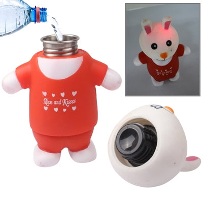 Cute Rabbit Style Cup / Kettle with Stainless Steel Liner with Flash Light