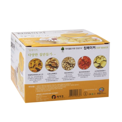 DIY Microwave Oven Baked Potato Chips Homemade Maker Machine Device with Slicer & Plate