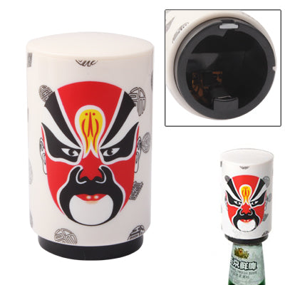 Peking Opera Facial Masks Style Automatic Bottle Opener for Twist-off Regular Caps