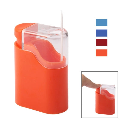 Plastic Automatic Toothpick Stand Toothpick Container Toothpick Dispenser (Random Color Delivery)