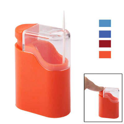 Plastic Automatic Toothpick Stand Toothpick Container Toothpick Dispenser (Random Color Delivery)