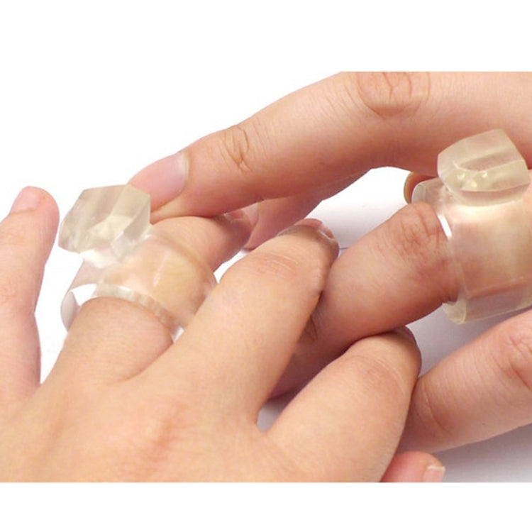 Creative Diamond Ring Shape 6-Grid Ice Cube Tray(Blue)