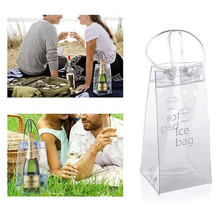 High Quality PVC Ice Bag for Wine(Transparent)