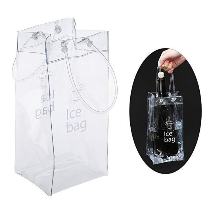 High Quality PVC Ice Bag for Wine(Transparent)