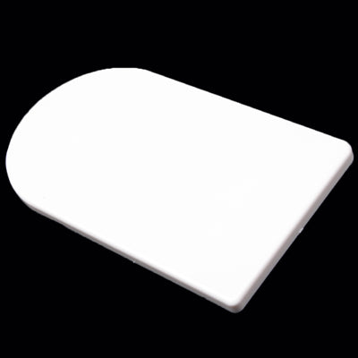 White Easy flow Cake Decorating Icing Smoother Polisher Fondant Sugarcraft Kitchen Tool with Handle(White)