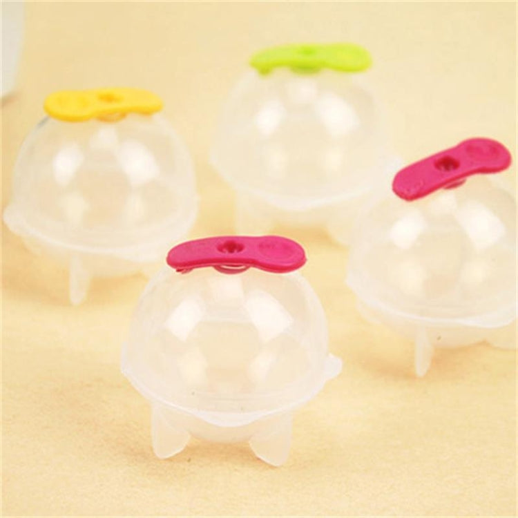 4 in 1 Spherical Ice Cream Mold Set DIY Mini Ice Lattice Silicone Ice Maker Size: L(White)