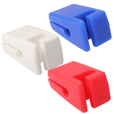 Silicone Handy Spoon Rest Clips On A Pan (Random Color Delivery)