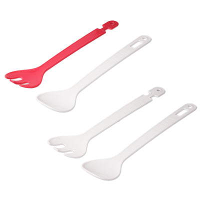 Spoon Fork Clip Salad Tongs (Random Color Delivery)