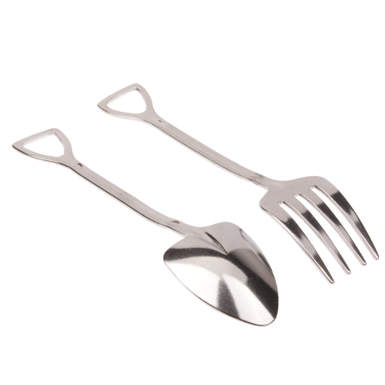 Creative Shovel Shaped Spoon + Fork