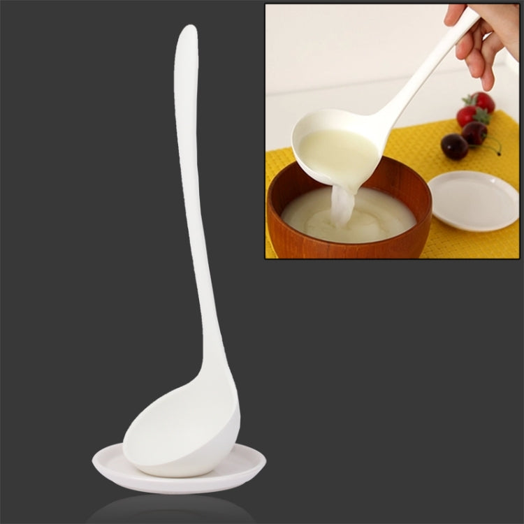Biodegradable Stand-up Soup Ladle with Tray
