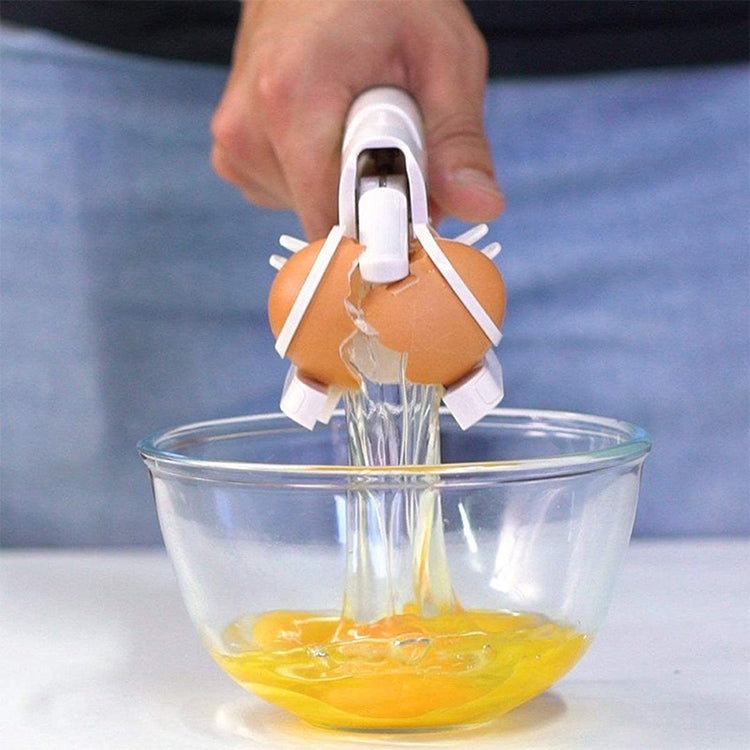 Ez Cracker / Egg Cracker / Egg Separator(White)