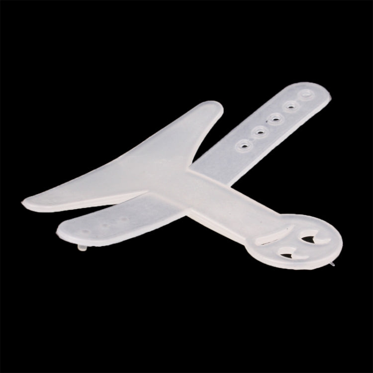 Frowning Face Finger Guard Protector / Finger Safeguard Helper with Adjusted Finger Ring(White)