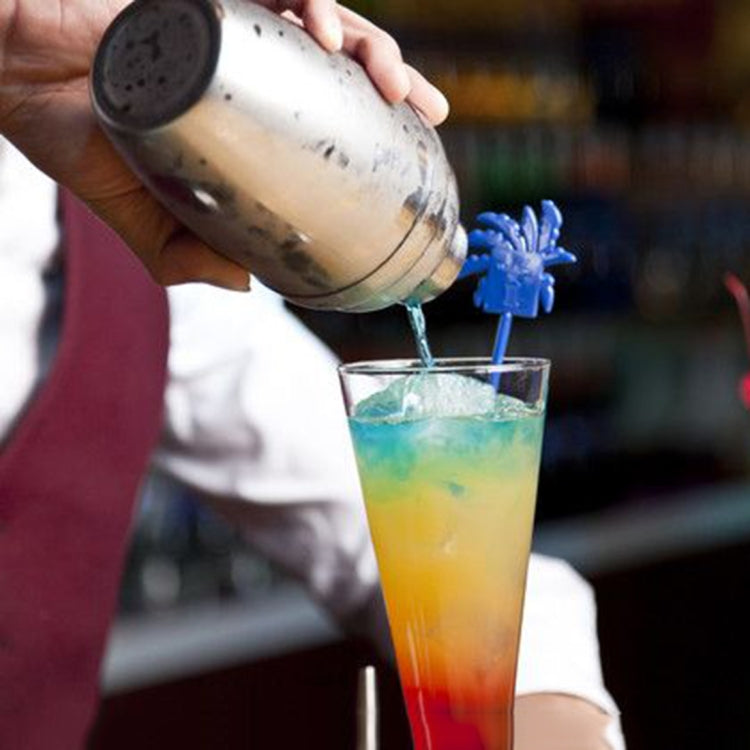 5 in 1 Classic Stainless Steel Shaker Set, Capacity: 550ml (Shaker + Jigger + Strainer + Ice Clip + Stirrer Pipe)(Silver)