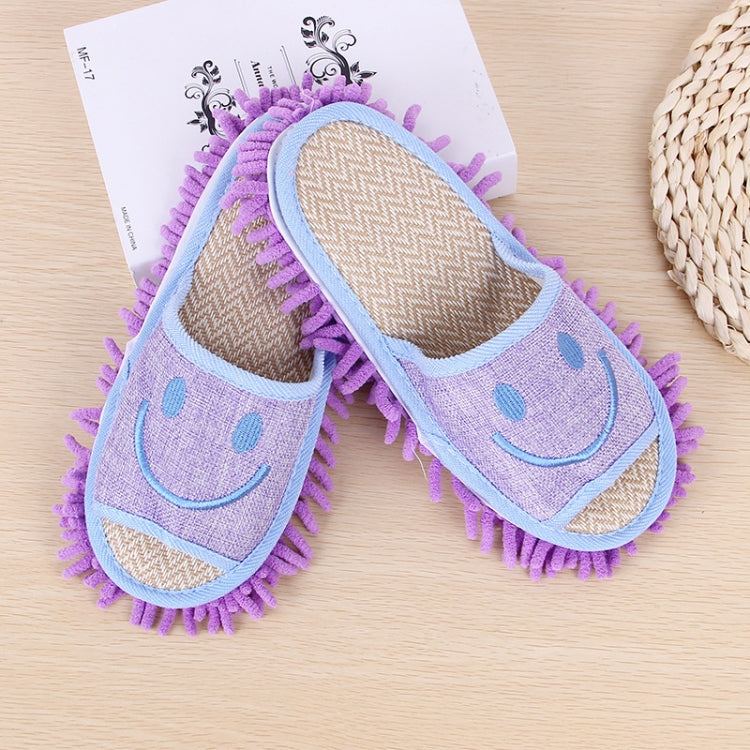 Multifunction Cleaning Slipper Cover Mop Floor Clean Shoes Covers, A Pair (Random Color Delivery)