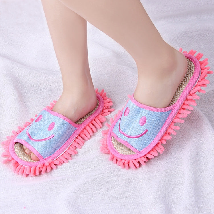 Multifunction Cleaning Slipper Cover Mop Floor Clean Shoes Covers, A Pair (Random Color Delivery)