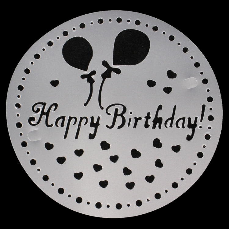 Fancy Garland Cake Spray Mold / Coffee Tiramisu Spray Mold (5pcs in one packaging, the price is for 5pcs)(White)