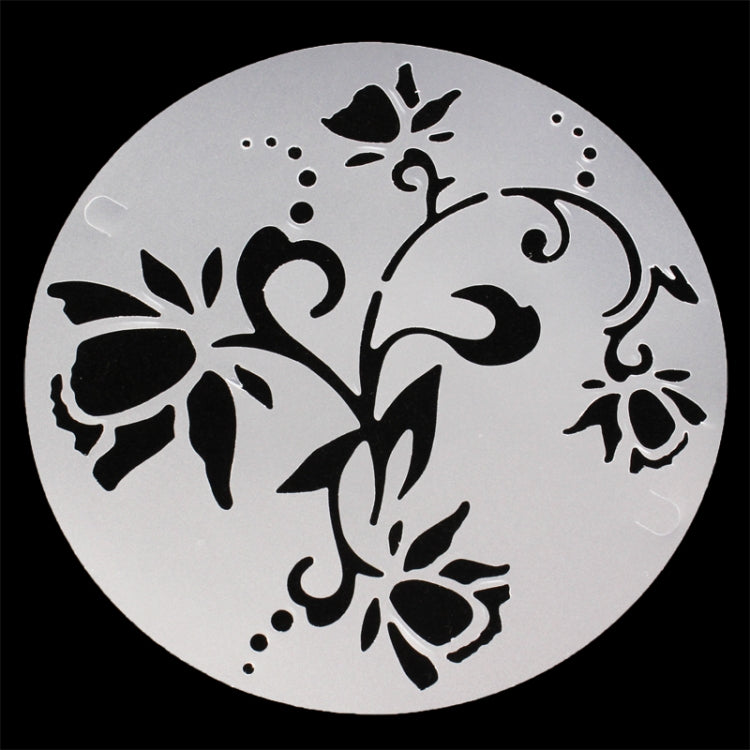 Fancy Garland Cake Spray Mold / Coffee Tiramisu Spray Mold (5pcs in one packaging, the price is for 5pcs)(White)