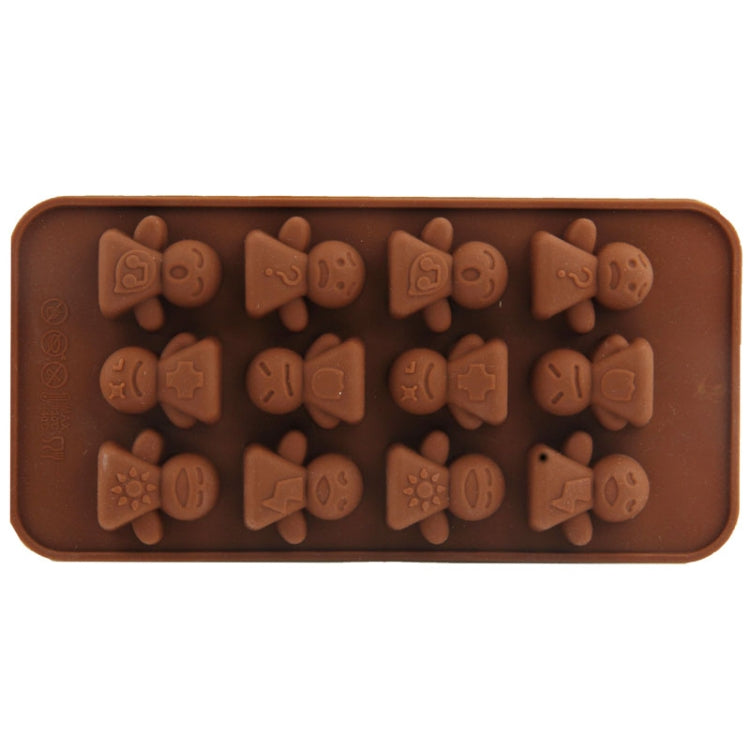 High Quality Dolls Style Silicone Material Chocolate Mold