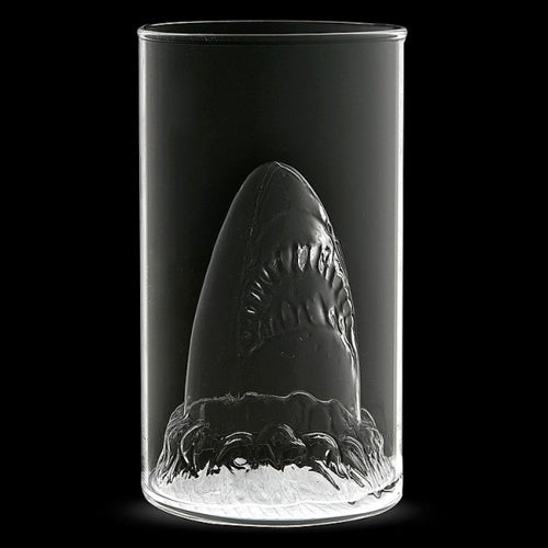 Fashion Novelty Shark Style Drinking Glass Cup, Capacity: 350ml