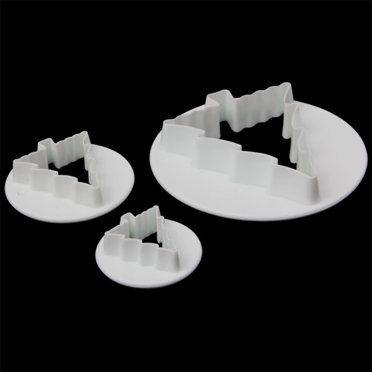 3 PCS Christmas Tree Shape Food Processing Machine for Soft Biscuit Machine / Cake Biscuit Moulds