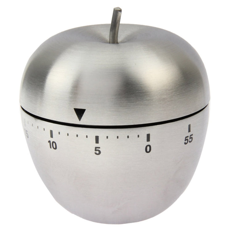 Fashion Apple Shape Stainless Steel Convenient Timer(Grey)