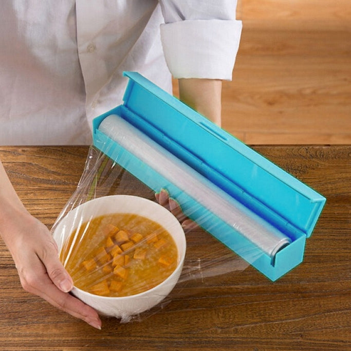 Plastic Wrap / Cling Film / Preservative Film Cutter(Blue)