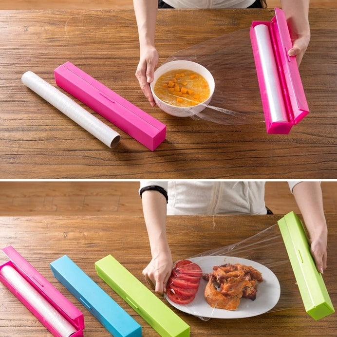 Plastic Wrap / Cling Film / Preservative Film Cutter(Blue)