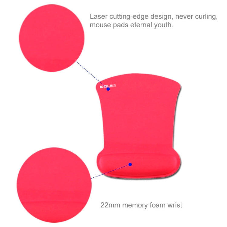 Ax Shape Ultra Slim PVC & Cloth and Sponge Wrist Supporter Mouse Pad