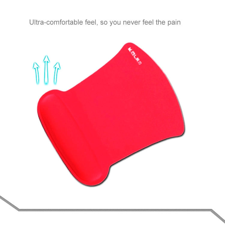 Ax Shape Ultra Slim PVC & Cloth and Sponge Wrist Supporter Mouse Pad